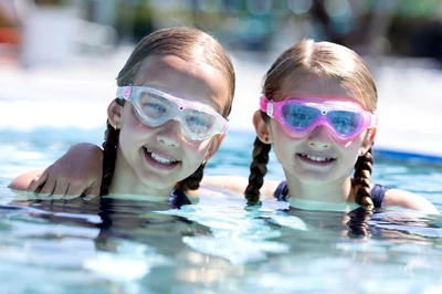 Aqua Sphere Okulary do Pływania dla Dzieci Vista Junior JR Blue pink/white z etui
