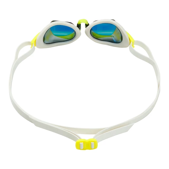 Phelps Okulary Pływackie CHRONOS Titanium Mirror white/lime
