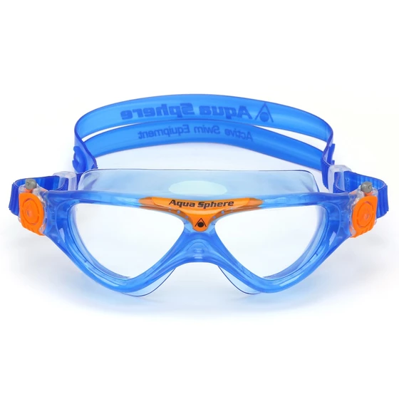 Aqua Sphere Okulary Pływackie dla dzieci Vista Junior JR Clear blue/orange