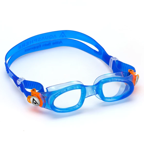 Aqua Sphere Okulary do Pływania dla dzieci Moby Kid Clear blue/orange z etui
