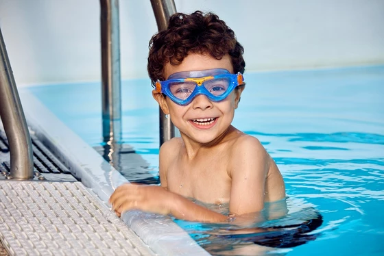 Aqua Sphere Okulary Pływackie dla dzieci Vista Junior JR Clear blue/orange