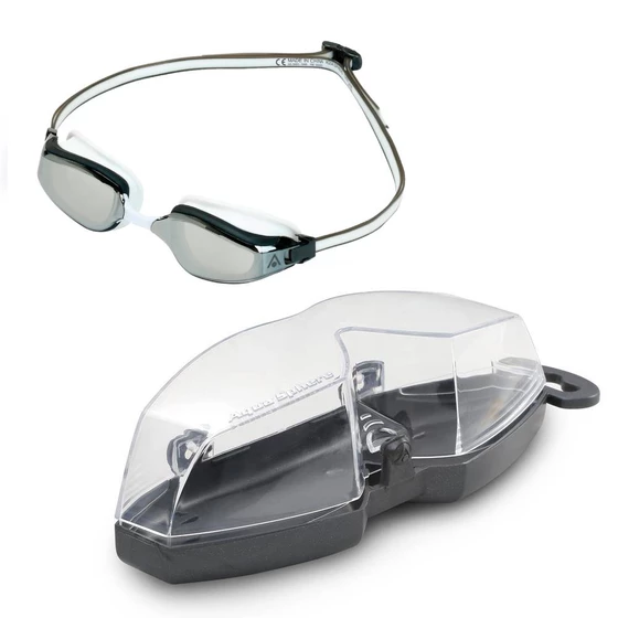 Aqua Sphere Okulary Pływackie Fastlane Silver Mirror + Etui
