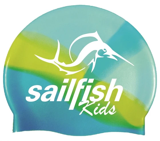sailfish Kids Czepek do Pływania dla dzieci Silikonowy blue/yellow