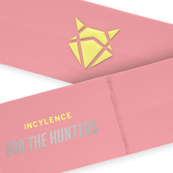 Incylence Opaska Headband V1 Narrow light pink yellow