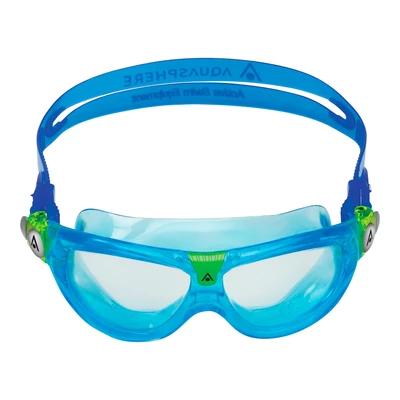 Aqua Sphere Okulary do Pływania dla Dzieci Seal Kid 2 Clear turquoise/blue z etui