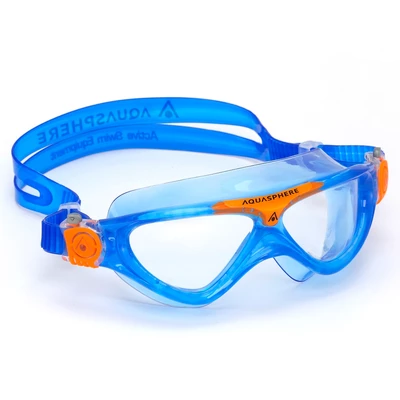 Aqua Sphere Okulary Pływackie Vista Junior JR Clear blue/orange z etui