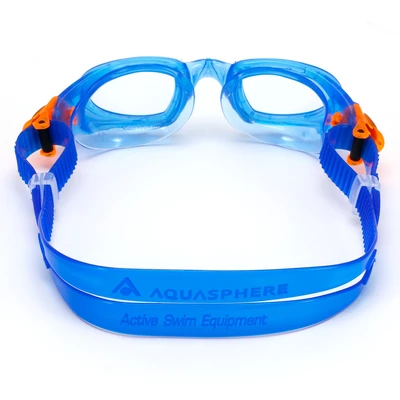Aqua Sphere Okulary do Pływania dla Dzieci Moby Kid Clear blue/orange z etui