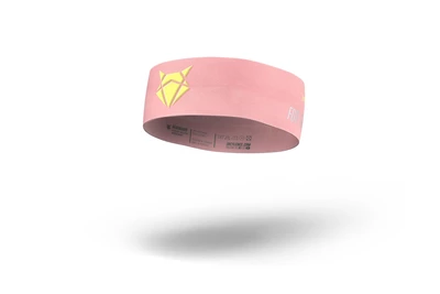 Incylence Opaska Headband V1 Narrow light pink yellow