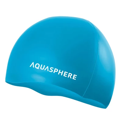 Aqua Sphere Czepek Pływacki Plain Silicone blue white