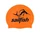 czepek silikonowy sailfish orange black logo